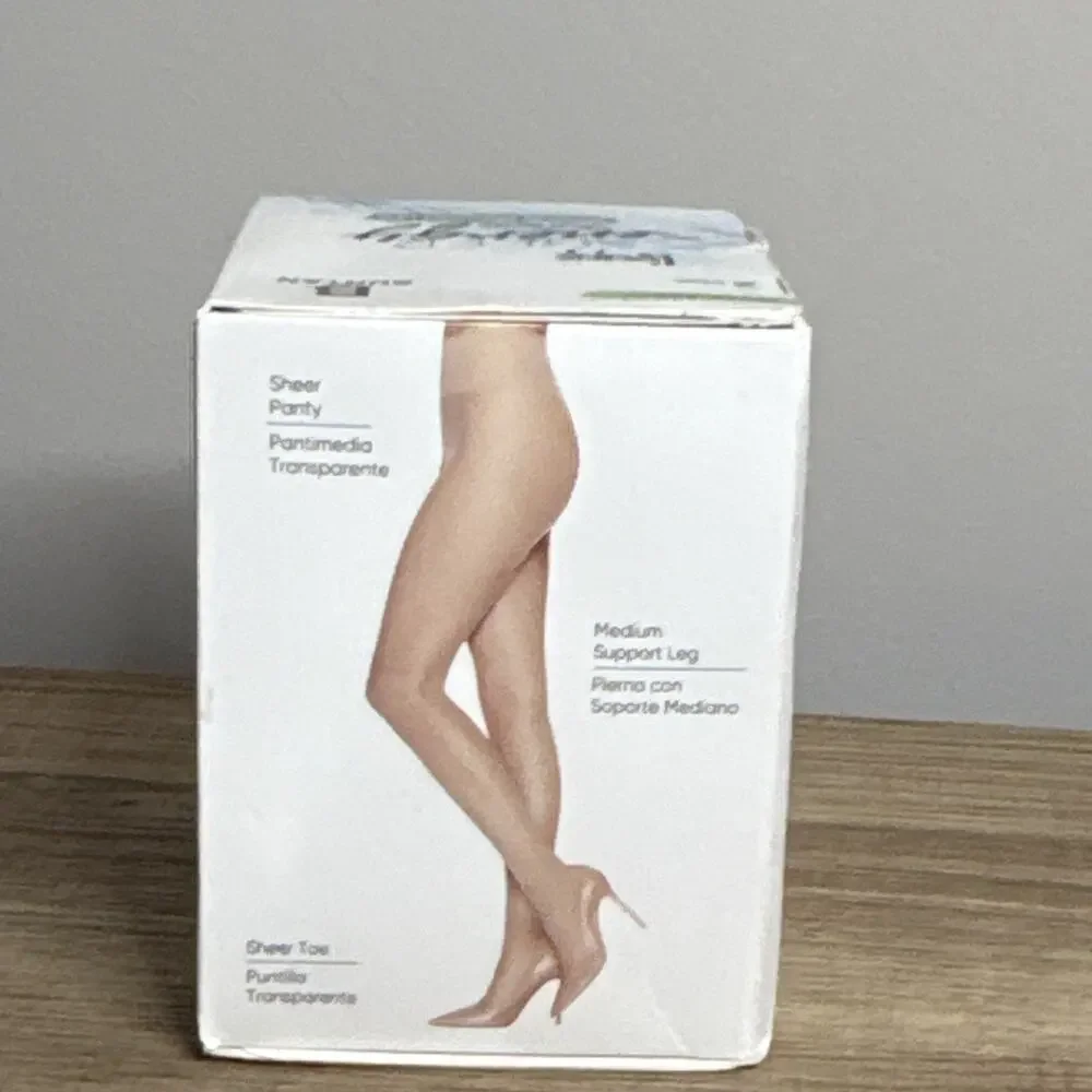 L'eggs Sheer Energy 30 Denier Sheer Compression Support Tights Size B Suntan 2Pr